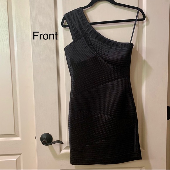 NWT BCBG One Shoulder Eden Bodycon Dress - Picture 5 of 9